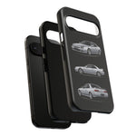 Silver Prelude Sports Coupe Tough Phone Case for JDM Fans