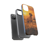 Rhodesian Ridgeback African Savanna Art Tough Phone Case