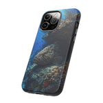 Grouper Reef Phone Case, Sunbeam Ledge Marine Art Tough Cover