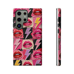 Pop Art Lips and Lightning Bolt Phone Case