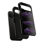 Purple R33 Skyline GTR JDM Sports Car Phone Case Tough Multi View