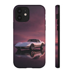 Soft White C3 Corvette Mauve Sky Phone Case