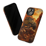 Land Cruiser FJ40 Classic 4x4 Red Rock Canyon Art Tough Phone Case