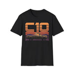 C10 Retro Sunset Truck T-Shirt Classic Chevy Pickup Graphic Tee