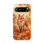 Autumn Fox Woodland Art Tough Phone Case