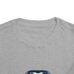 C6 Blue Front View Graphic Toddler T-Shirt Muscle Car Tee