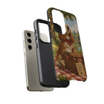 Cocker Spaniel Picnic Scene phone case | vintage dog art