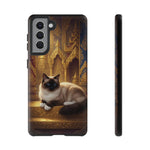 Birman Cat Sacred Temple Silk Art Tough Phone Case