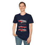 1959 Fairlane 500 Vintage Car T-Shirt | Classic Red 1950s Automobile Tee
