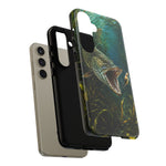Northern Pike Phone Case, Weed Bed Fishing Strike Cover, Gift