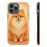 Pomeranian Tiny Fox Fluffy Art Tough Phone Case