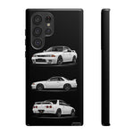 R32 Skyline Phone Case White, Three-View Vector Cover, Gift GTR Fans