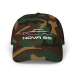 Nova SS 1962 Embroidered Hat Classic Muscle Car Outline Cap Vintage Silhouette Dad Hat Gift