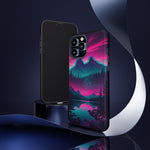 2 Rounds Canada Retina Artwork Vaporwave Phone Case – Landscape Aesthetic