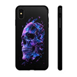 Holographic Skull Phone Case, Shattered Glass Iridescent Cover