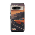 Datsun 240Z Classic JDM Sports Car Sunset Art Tough Phone Case
