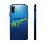 Mahi Mahi Underwater Phone Case, Sunbeam Open Water Cover, Gift