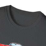 1955 Fairlane Sunliner Classic Car T-Shirt | Vintage Red Convertible