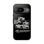 White S2000 Roadster Collage JDM Tough Phone Case Cover Gift
