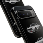 Silver Hakosuka Skyline Classic Sports Car Tough Phone Case for JDM Fans