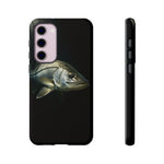 Snook Fishing Phone Case, Saltwater Portrait Black Cover, Gift