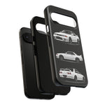 R32 Skyline Phone Case White, Three-View Vector Cover, Gift GTR Fans