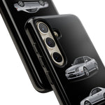 Silver Prelude Sports Coupe Tough Phone Case for JDM Fans