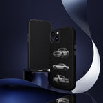 Silver Hakosuka Skyline Classic Sports Car Tough Phone Case for JDM Fans