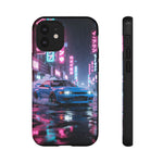Skyline GT-R Tokyo Rain JDM Night Art Tough Phone Case