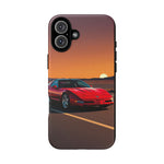 Red C4 ZR-1 King of the Hill Art Tough Phone Case