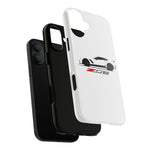 White C7 Z06 Phone Case for Chevy Vette Fans, Tough Cover