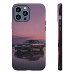 Sunset Skyline GT-R R32 phone case | car reflection, purple dusk