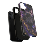 French Bulldog Galaxy Marble Art Tough Phone Case