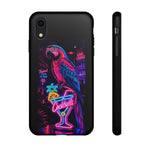 Neon Parrot Cocktails phone case | Tough Cases