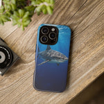 Tiger Shark Phone Case, Dappled Blue Water Tough Cover