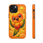 Sun Conure Kawaii Citrus Art Tough Phone Case