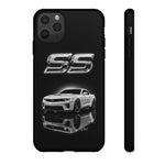 White SS Camaro reflection phone case | Car muscle car phone case