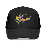 West Hollywood Retro Trucker Hat Neon 80s Script Foam Snapback Vintage Synthwave LA Style
