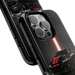 Camaro ZL1 Phone Case, Black Red Racing Stripe Studio Cover, Gift