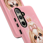 Shih Tzu Princess Kawaii Chibi Puppy Pet Dog Art Tough Phone Case