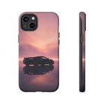 C8 Corvette Silhouette Pastel Horizon Case