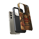 Corgi Royal Guard phone case | Cute British corgi soldier illustration