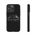 1969 Camaro Black Restomod Front Tough Phone Case Cover Gift