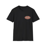 SS Super Sport Muscle Car Shirt | Vintage Distressed SS Badge Classic American Muscle Car Graphic T-Shirt