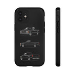 Black Silverado Classic Pickup Tough Phone Case for Chevy Truck Fans
