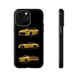 Gold Fairlady Z Classic Sports Car Tough Phone Case - 3 View