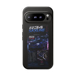R34 Skyline Spec Sheet Phone Case, RB26 Night Expressway Cover