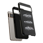 Silver Prelude Sports Coupe Tough Phone Case for JDM Fans