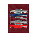1957 Bel Air Five Color Side Profile Microfiber Throw Blanket Classic Car Gift
