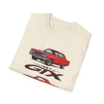 1967 Red GTX Muscle Car T-Shirt | Classic Auto Vintage Trio Tee